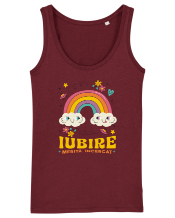 Iubire - Merita incercat  Burgundy