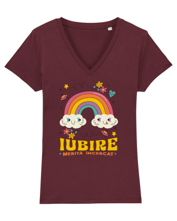 Iubire - Merita incercat  Burgundy