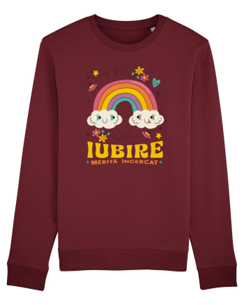 Iubire - Merita incercat  Burgundy