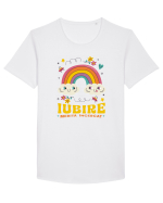 Iubire - Merita incercat  Tricou mânecă scurtă guler larg Bărbat Skater