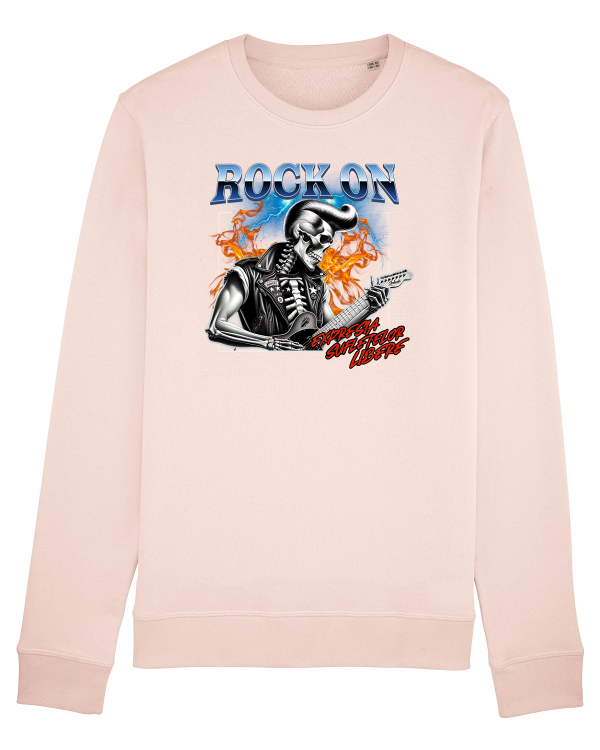 Bluză mânecă lungă Unisex Rise Candy Pink