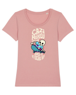 Skateboarding - Cazi mereu însă ridica-te de fiecare data Tricou mânecă scurtă guler larg fitted Damă Expresser