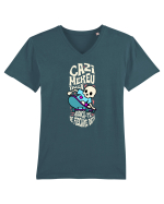 Skateboarding - Cazi mereu însă ridica-te de fiecare data Tricou mânecă scurtă guler V Bărbat Presenter