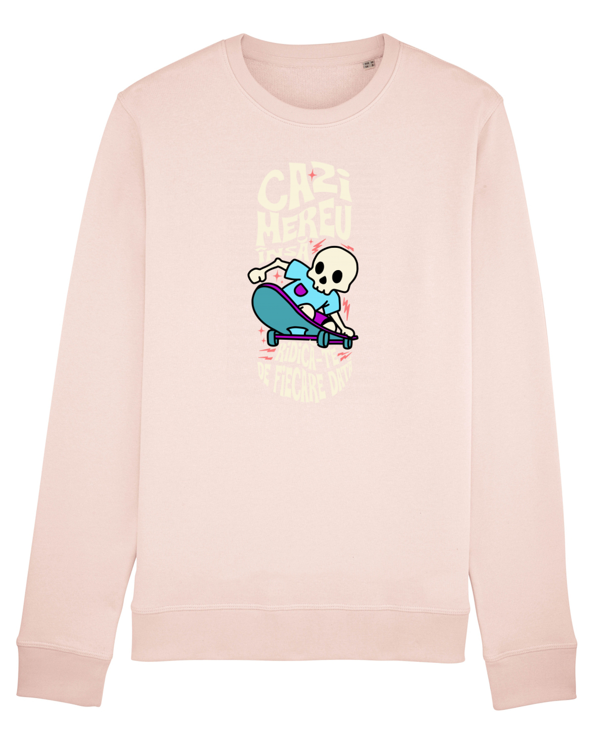 Bluză mânecă lungă Unisex Rise Candy Pink