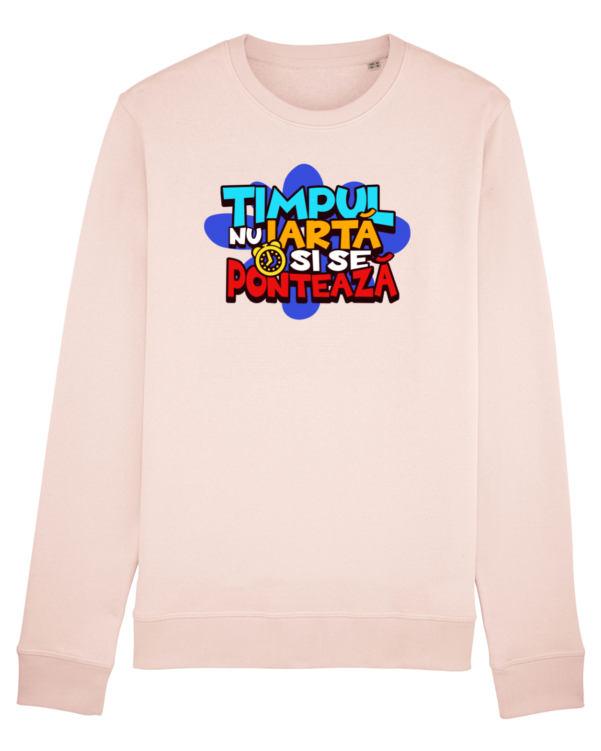 Bluză mânecă lungă Unisex Rise Candy Pink