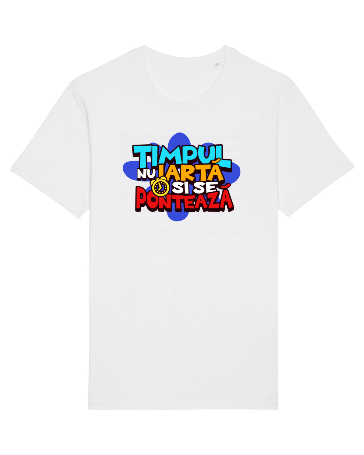 Tricou mânecă scurtă Unisex Rocker White