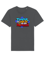 Corporatisti - Timpul nu iartă și se ponteaza Tricou mânecă scurtă Unisex Rocker