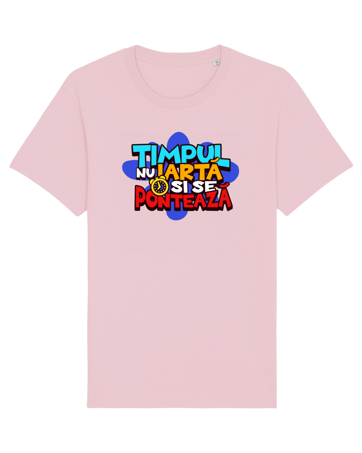 Tricou mânecă scurtă Unisex Rocker Cotton Pink