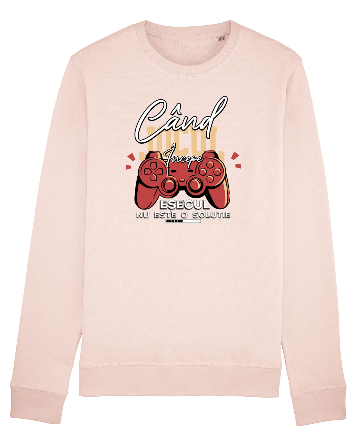 Bluză mânecă lungă Unisex Rise Candy Pink