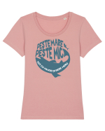 Peste mare, peste mic Tricou mânecă scurtă guler larg fitted Damă Expresser