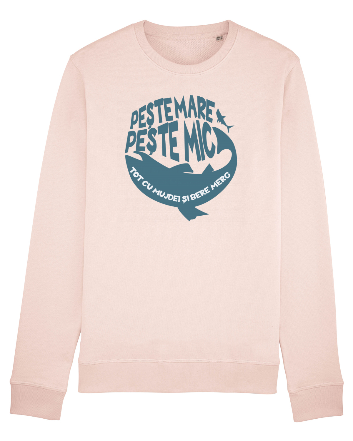 Bluză mânecă lungă Unisex Rise Candy Pink