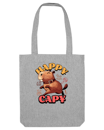 Capybara - Happy Capy Heather Grey