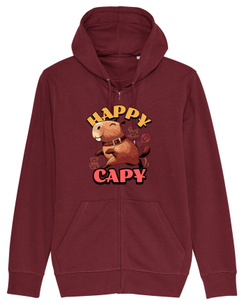 Capybara - Happy Capy Burgundy