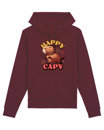 Capybara - Happy Capy Burgundy