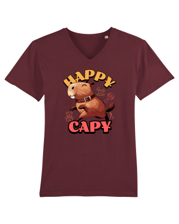 Capybara - Happy Capy Burgundy