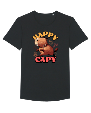 Capybara - Happy Capy Black