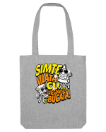 Cu pizza - Simte viața cu fiecare bucata Sacoșă textilă