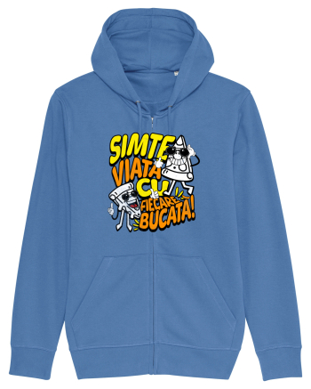 Cu pizza - Simte viața cu fiecare bucata Bright Blue