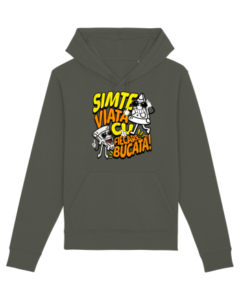 Cu pizza - Simte viața cu fiecare bucata Khaki