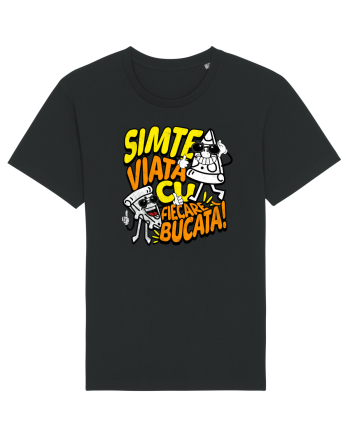 Cu pizza - Simte viața cu fiecare bucata Black