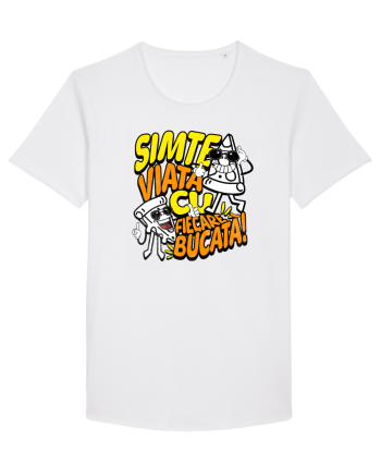 Cu pizza - Simte viața cu fiecare bucata White