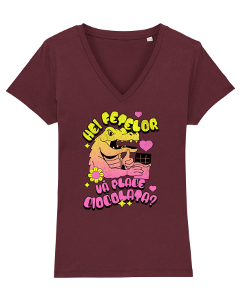 Crocodilul cuceritor Burgundy