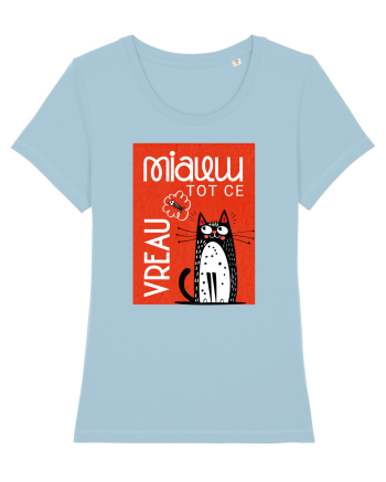 Cu pisici - Miau tot ce vreau  Sky Blue