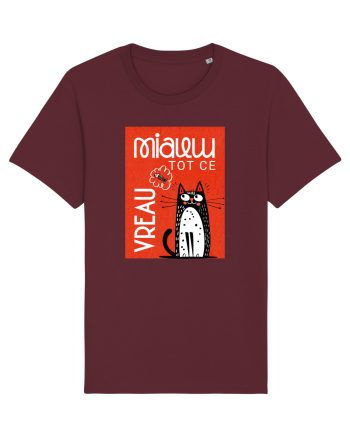 Cu pisici - Miau tot ce vreau  Burgundy