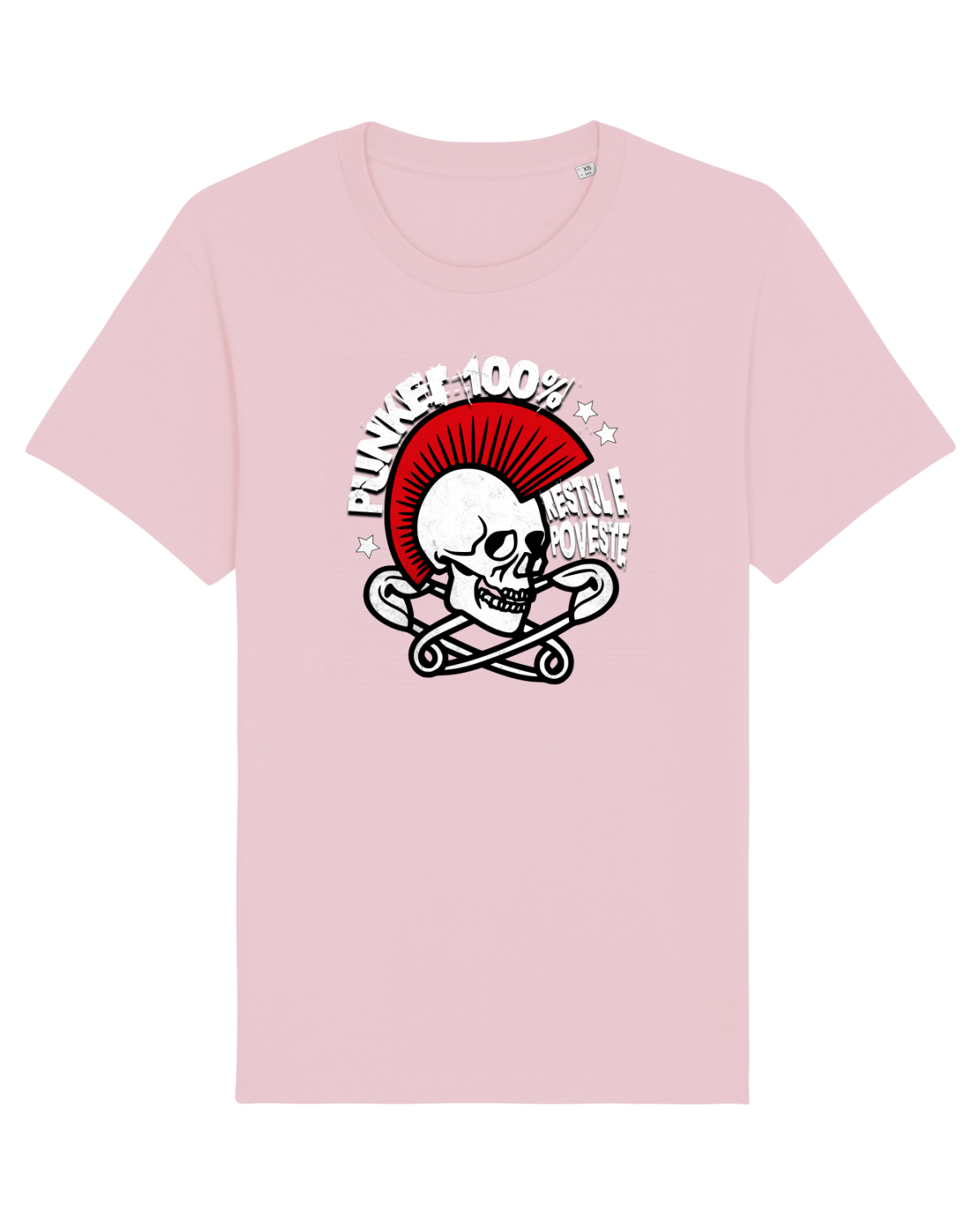 Tricou mânecă scurtă Unisex Rocker Cotton Pink