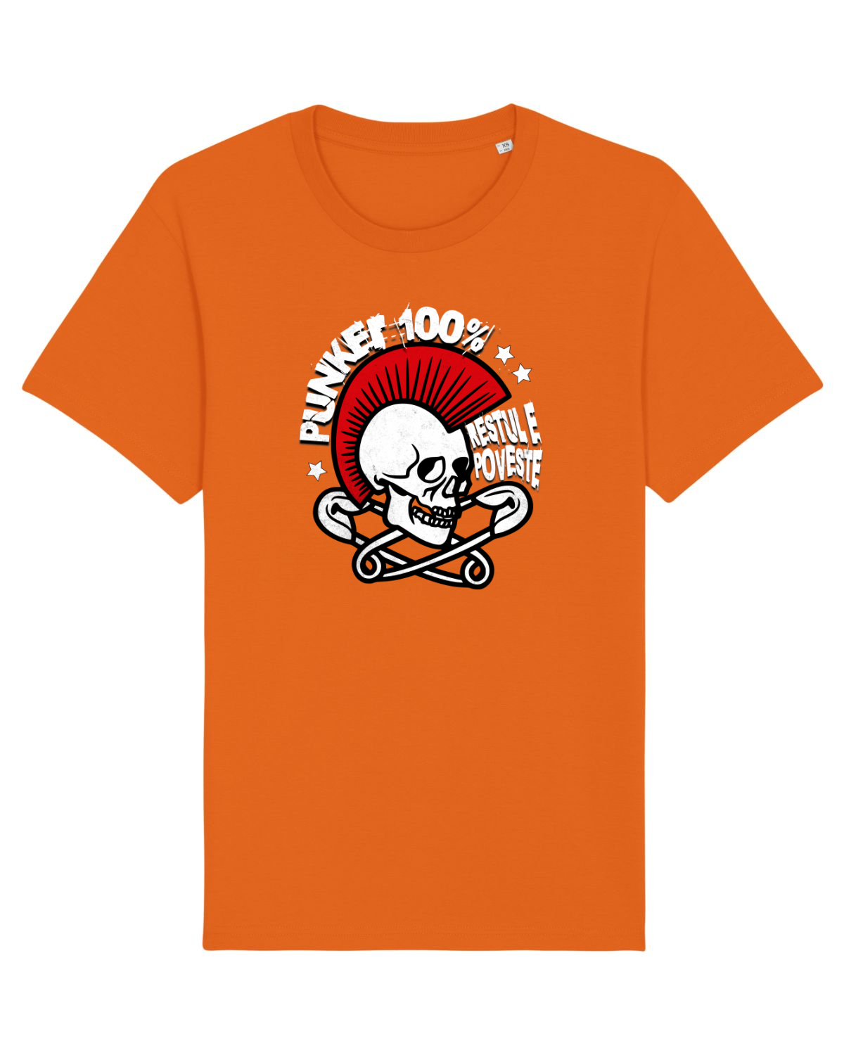 Tricou mânecă scurtă Unisex Rocker Bright Orange