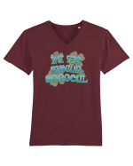 Pentru norocoși  Tricou mânecă scurtă guler V Bărbat Presenter
