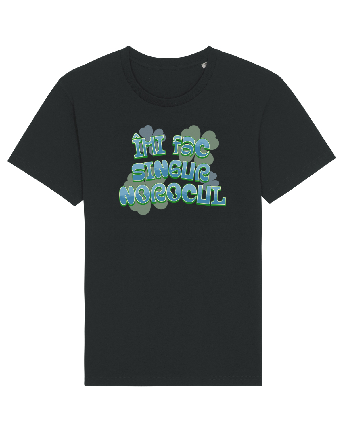 Tricou mânecă scurtă Unisex Rocker Black