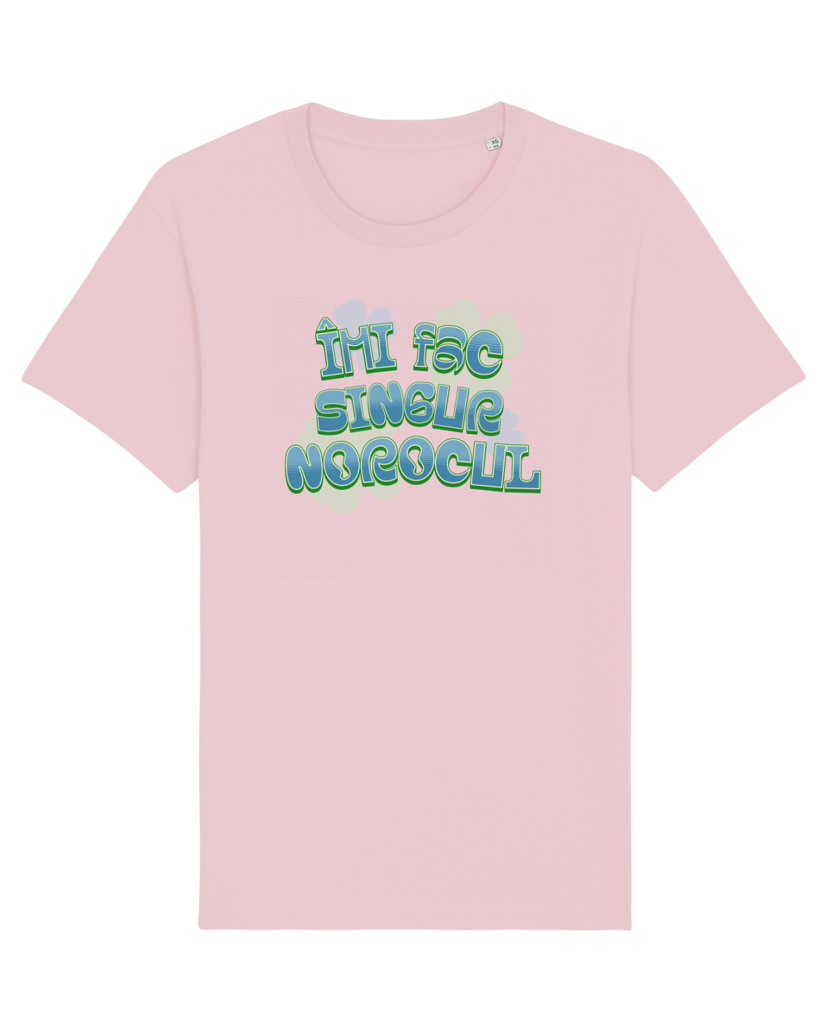Tricou mânecă scurtă Unisex Rocker Cotton Pink