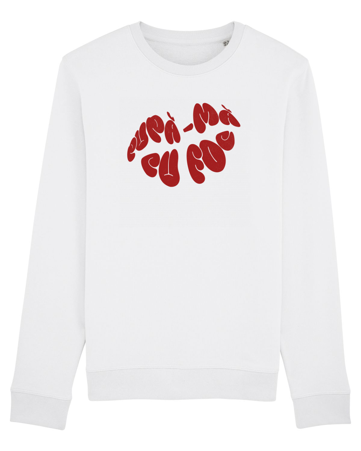 Bluză mânecă lungă Unisex Rise White