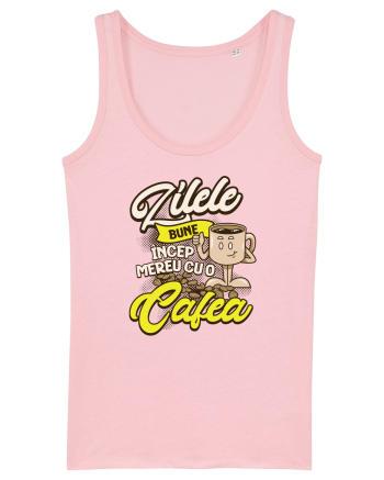 Cafea buna- Așa incep zilele bune Cotton Pink