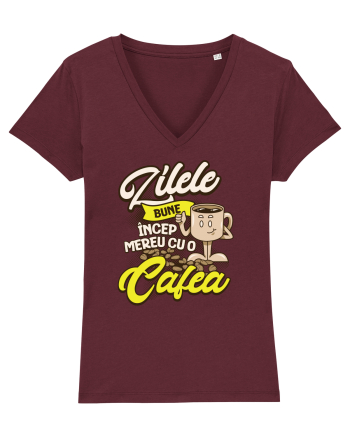 Cafea buna- Așa incep zilele bune Burgundy