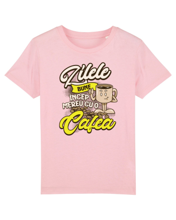 Cafea buna- Așa incep zilele bune Cotton Pink