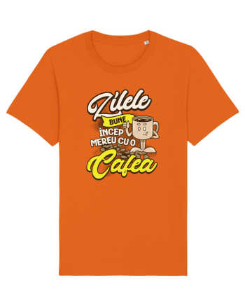 Cafea buna- Așa incep zilele bune Bright Orange