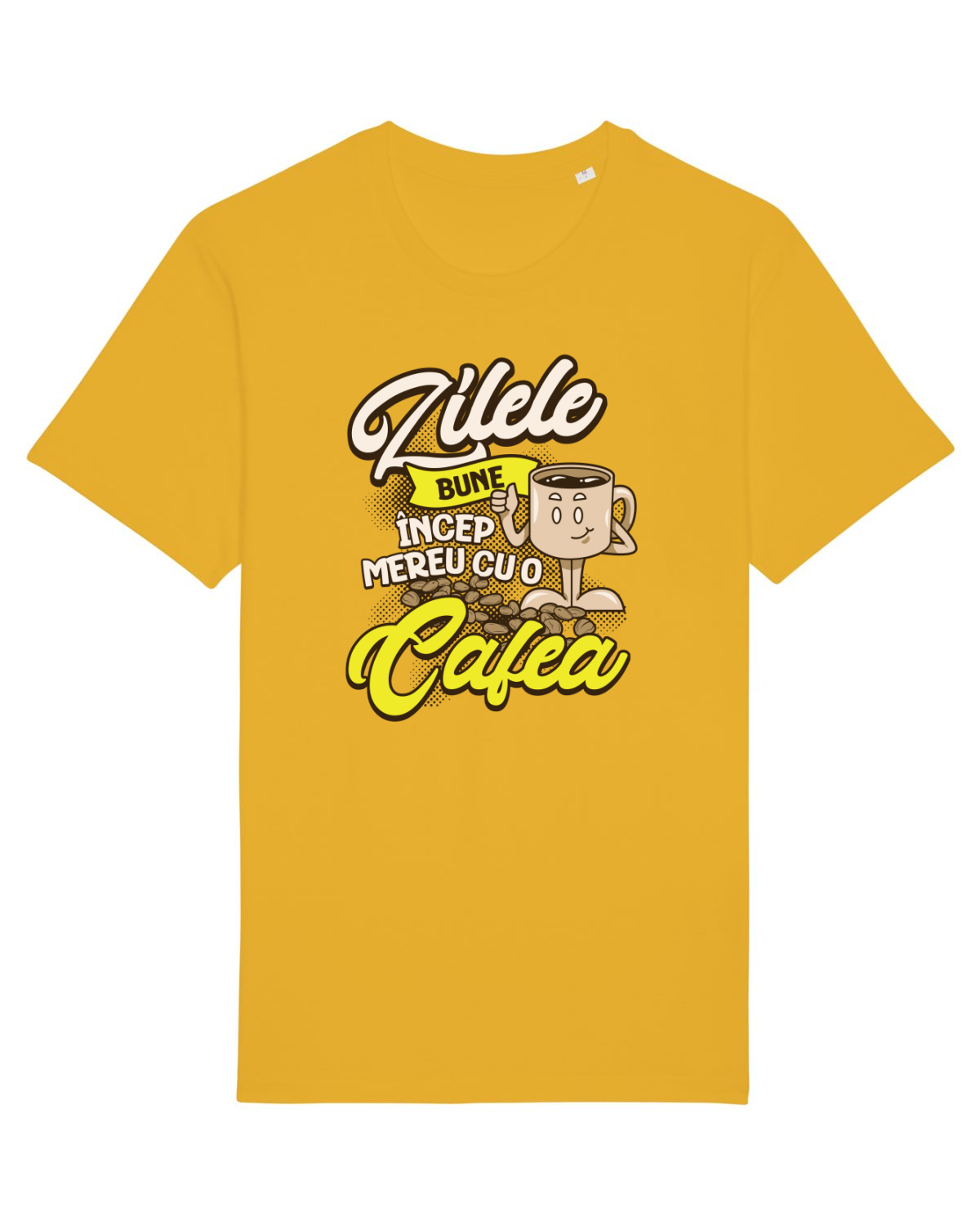 Tricou mânecă scurtă Unisex Rocker Spectra Yellow
