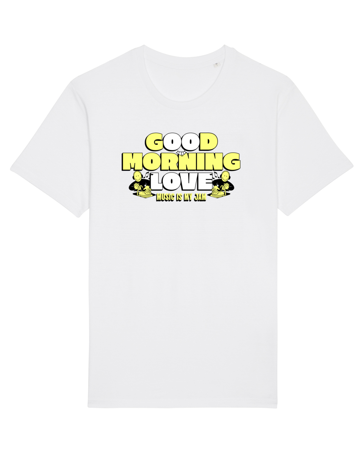 Tricou mânecă scurtă Unisex Rocker White