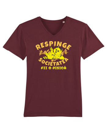 Atitudine de pisica Burgundy