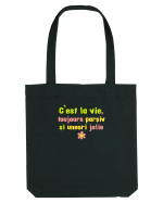 C`EST LA VIE, TOUJOURS PARSIVA - VIATA PARSIVA, UNEORI FRUMOASA Sacoșă textilă