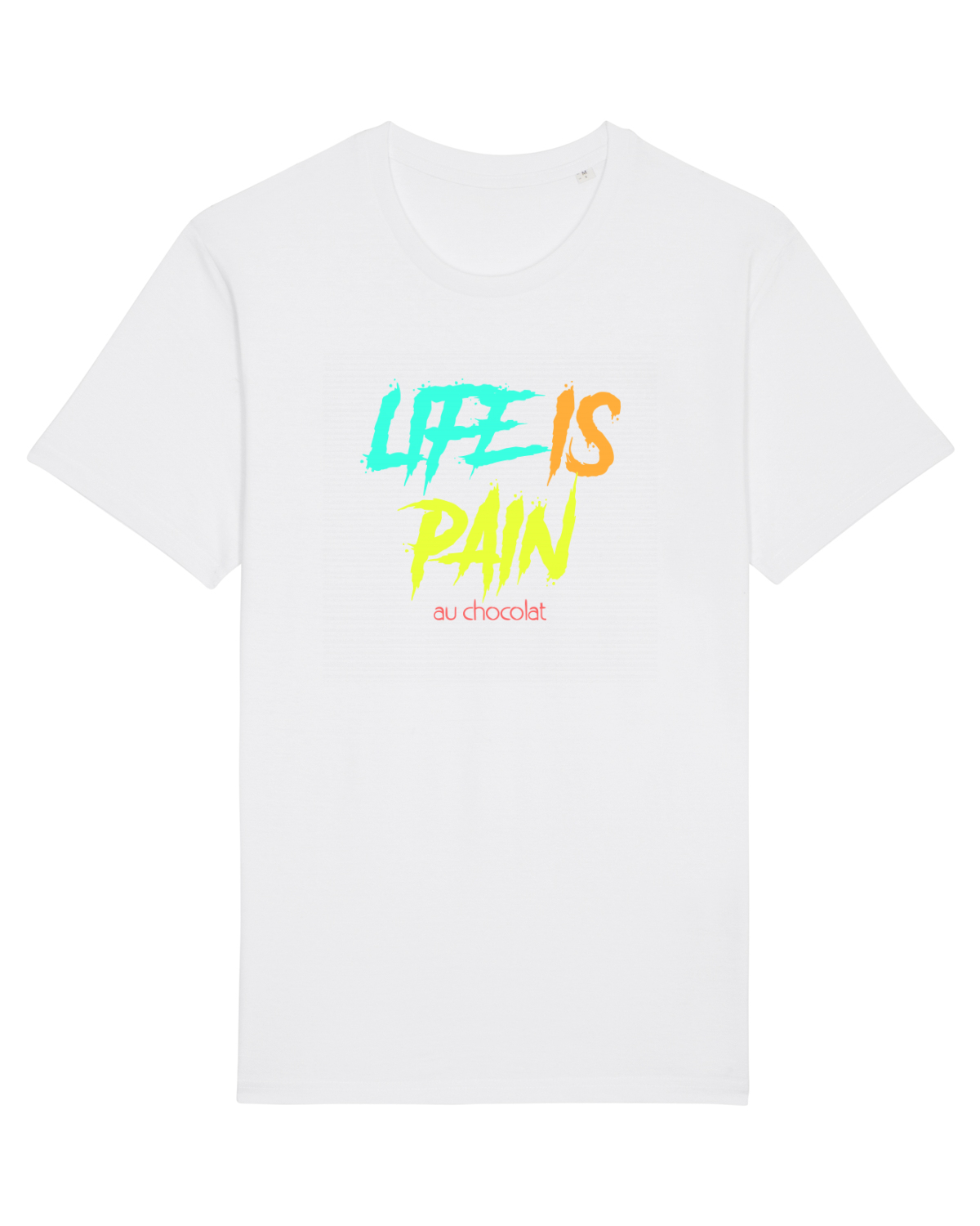 Tricou mânecă scurtă Unisex Rocker White