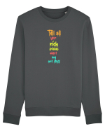 TELL ALL YOUR RICH FRIENDS ABOUT MY ART STUFF  Bluză mânecă lungă Unisex Rise