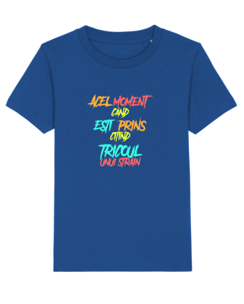 ACEL MOMENT CAND ESTI PRINS CITIND TRICOUL UNUI STRAIN Majorelle Blue