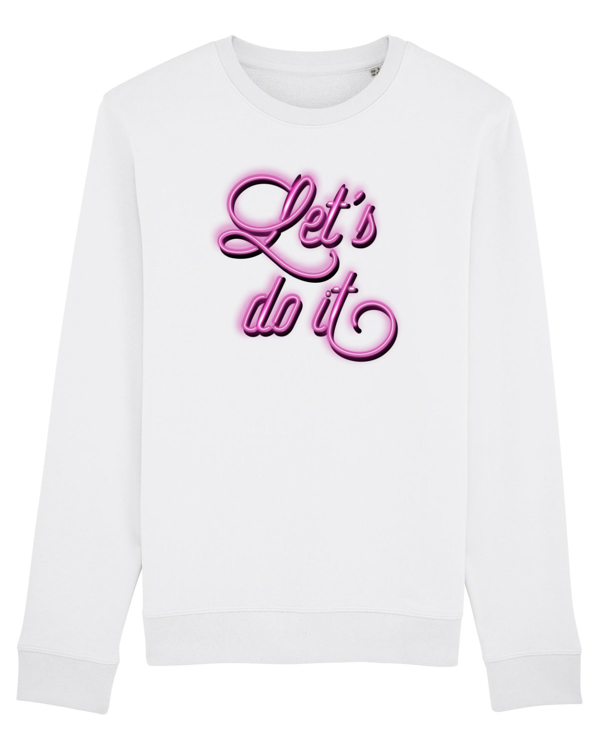 Bluză mânecă lungă Unisex Rise White