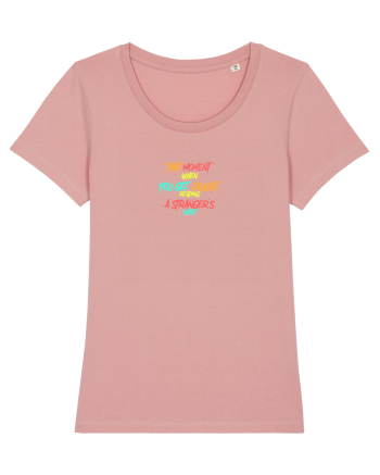 THAT MOMENT WHEN YOU GET CAUGHT READING A STRANGER`S SHIRT 2 Canyon Pink