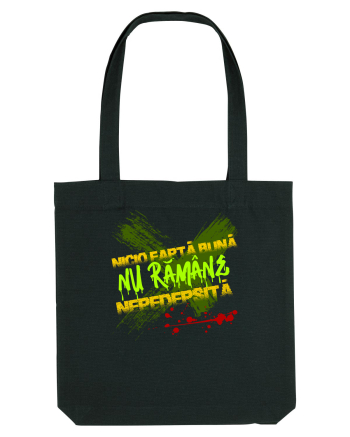 NICIO FAPTA BUNA NU RAMANE NEPEDEPSITA Black