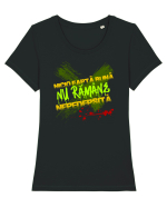 NICIO FAPTA BUNA NU RAMANE NEPEDEPSITA Tricou mânecă scurtă guler larg fitted Damă Expresser