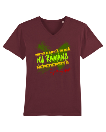 NICIO FAPTA BUNA NU RAMANE NEPEDEPSITA Burgundy